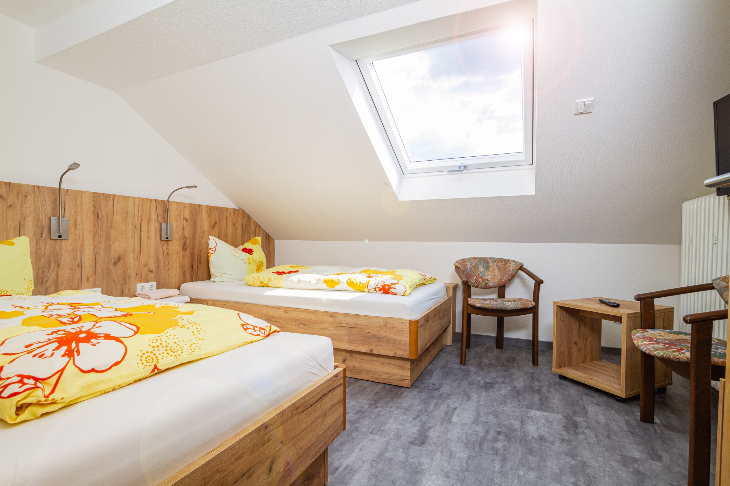 Professionelle Hotelfotografie eines Gästezimmers